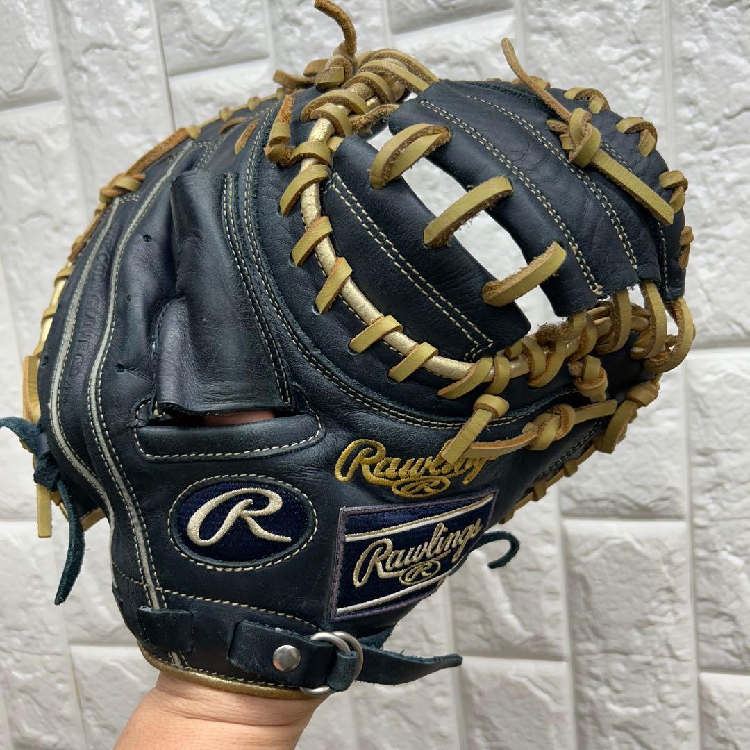 【良型】野球 グローブ 軟式 少年野球 キャッチャーミット ローリングス