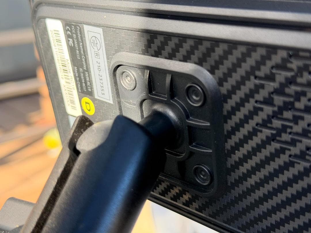 Volam7インチ バイク ディスプレイオーディオ ワイヤレスCarPlay A