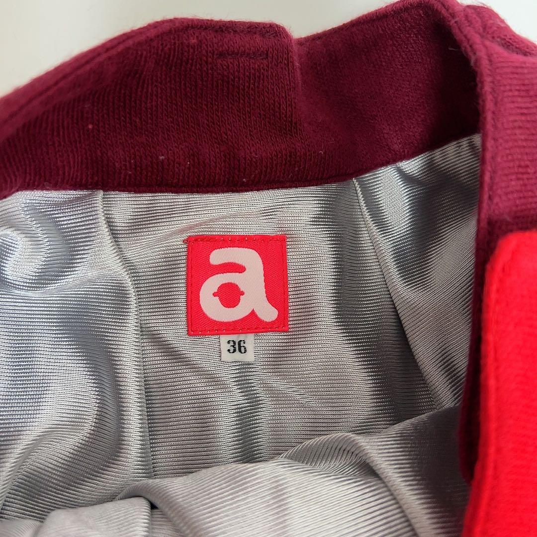 アルチビオ archivio プリーツスカート 赤　36 Sサイズ ウール10%