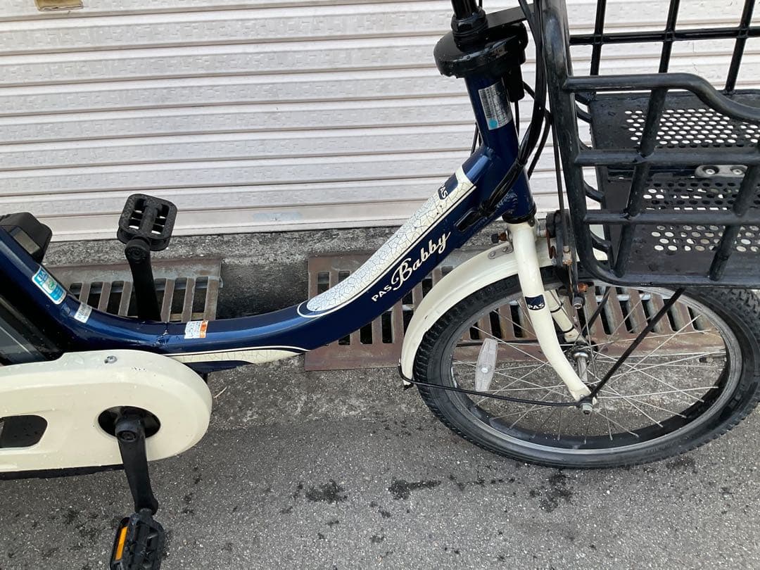 ヤマハ最新機種電動アシスト自転車pasBabby20インチブルーホワイトアルミ