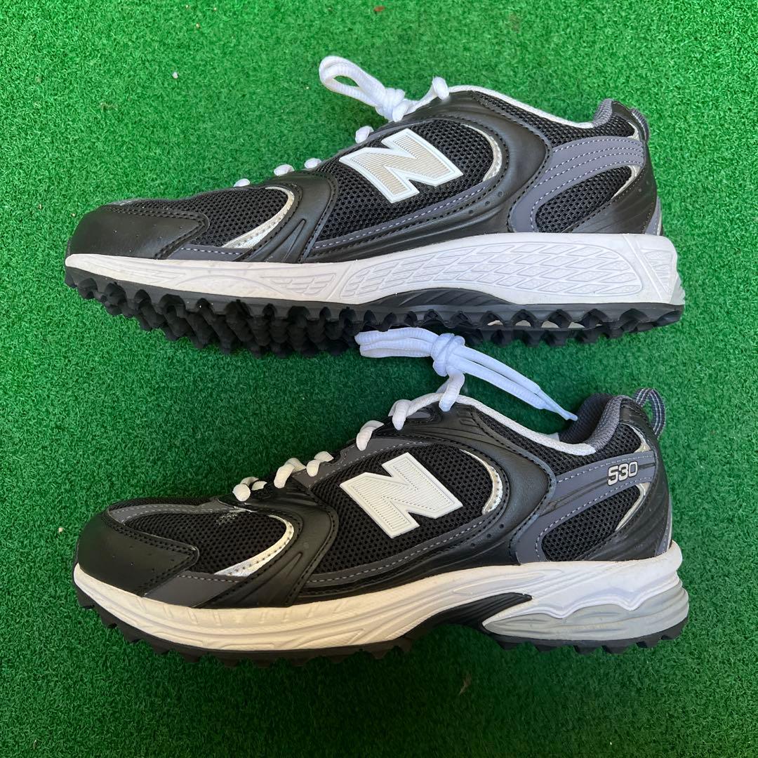 New Balance 990v5 ゴルフシューズ (ブラック/ホワイト)