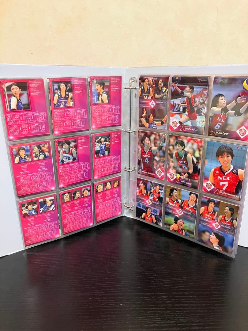 【まとめ売り】Vリーグ女子バレー バインダーとカード多数！
