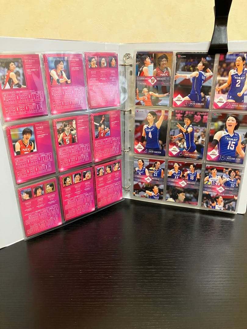 【まとめ売り】Vリーグ女子バレー バインダーとカード多数！