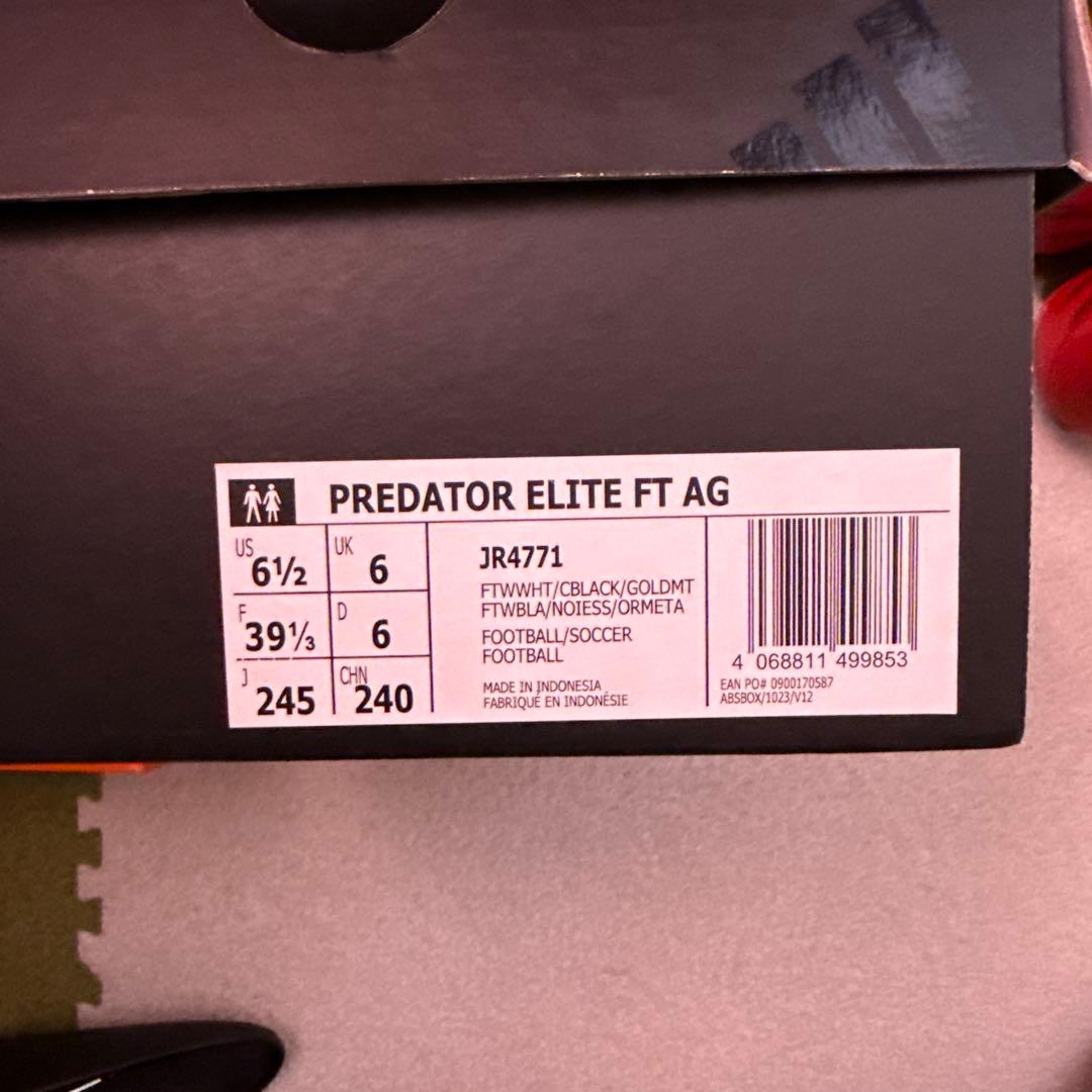 新品PREDATOR ELITE FT AG 24.5