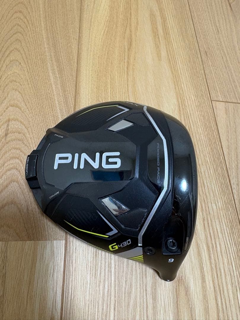 PING G430 MAX 9° ドライバー　ツアーad di 6x ブラック