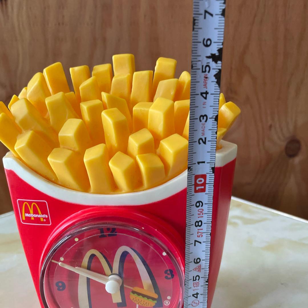 ヴィンテージ　マクドナルド　ポテトクロック　置き時計　1998
