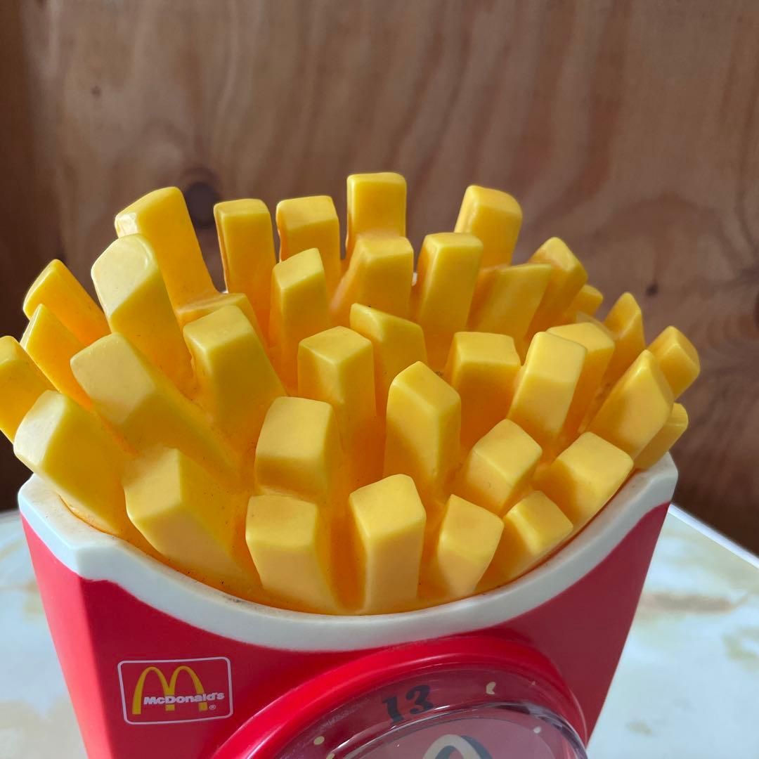 ヴィンテージ　マクドナルド　ポテトクロック　置き時計　1998
