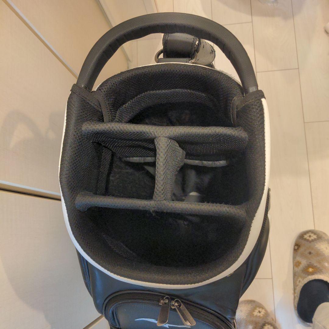 mizuno proミズノプロ　キャディバッグ　ゴルフバック 白 中古品 希少