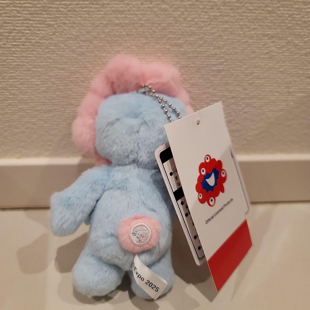 ミャクミャク　パステルカラー　ぬいぐるみキーホルダー