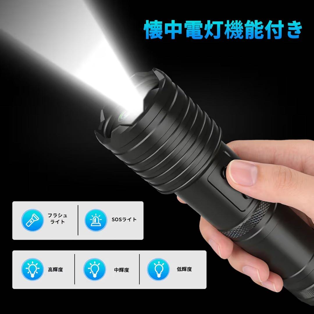 ドライブレコーダー 懐中電灯式　小型 2K画質 130°広角LED 256GB