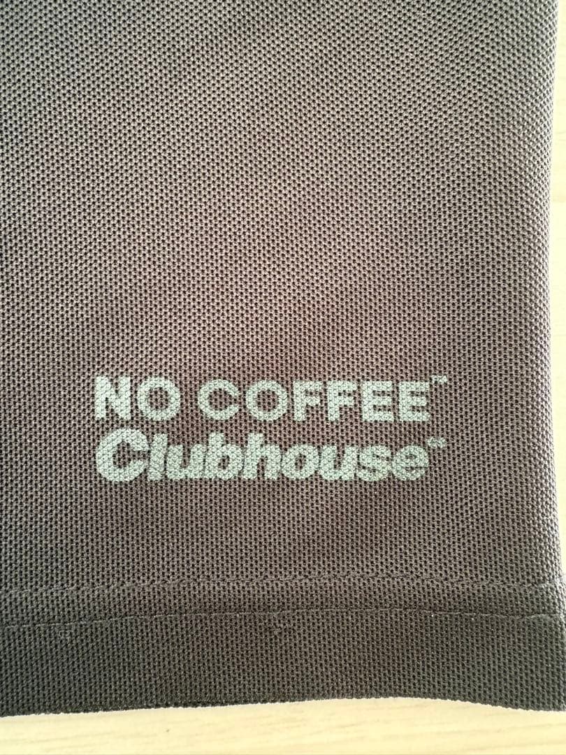 Clubhaus x NO COFFEE NO GOLF™ ポロシャツ XL