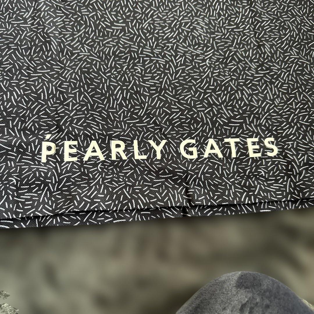 PEARLY GATES プリント柄シャツ ネイビー