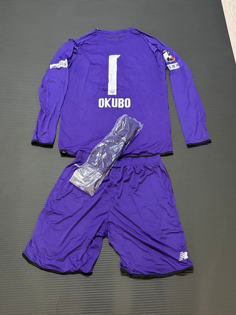 【実使用・支給品/XL】サガン鳥栖 大久保択生選手 GKユニ上下＆新品ソックス