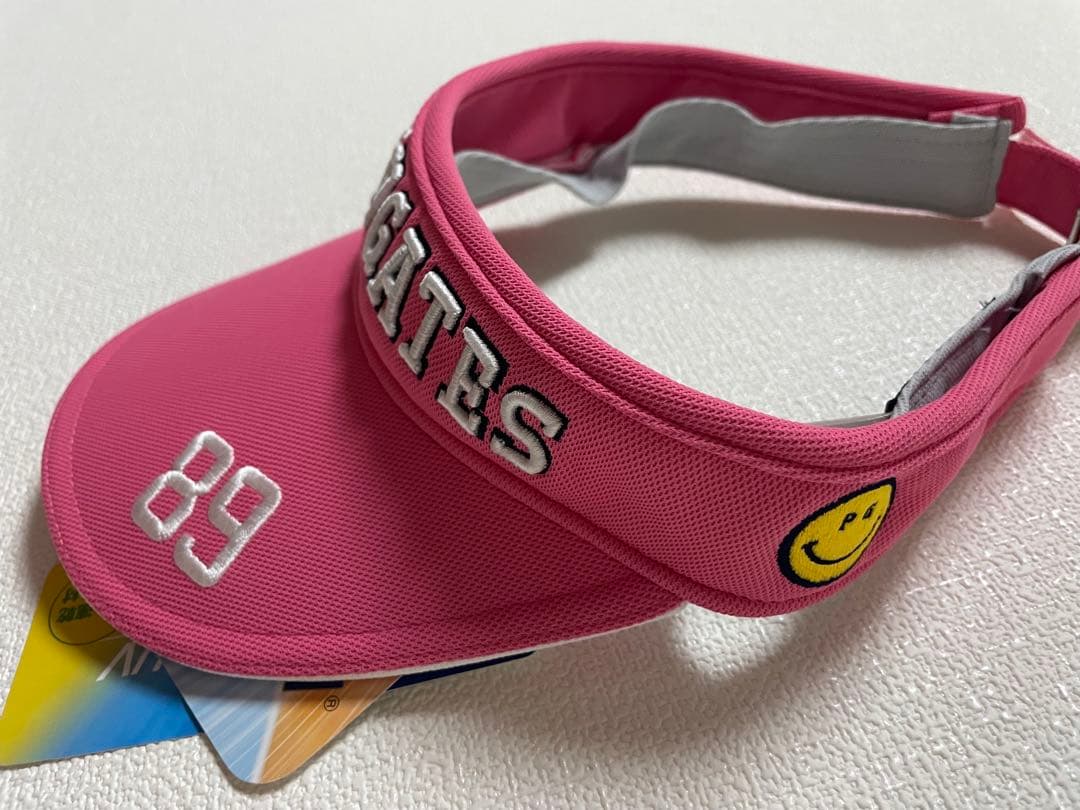 パーリーゲイツ サンバイザー ピンク　新品