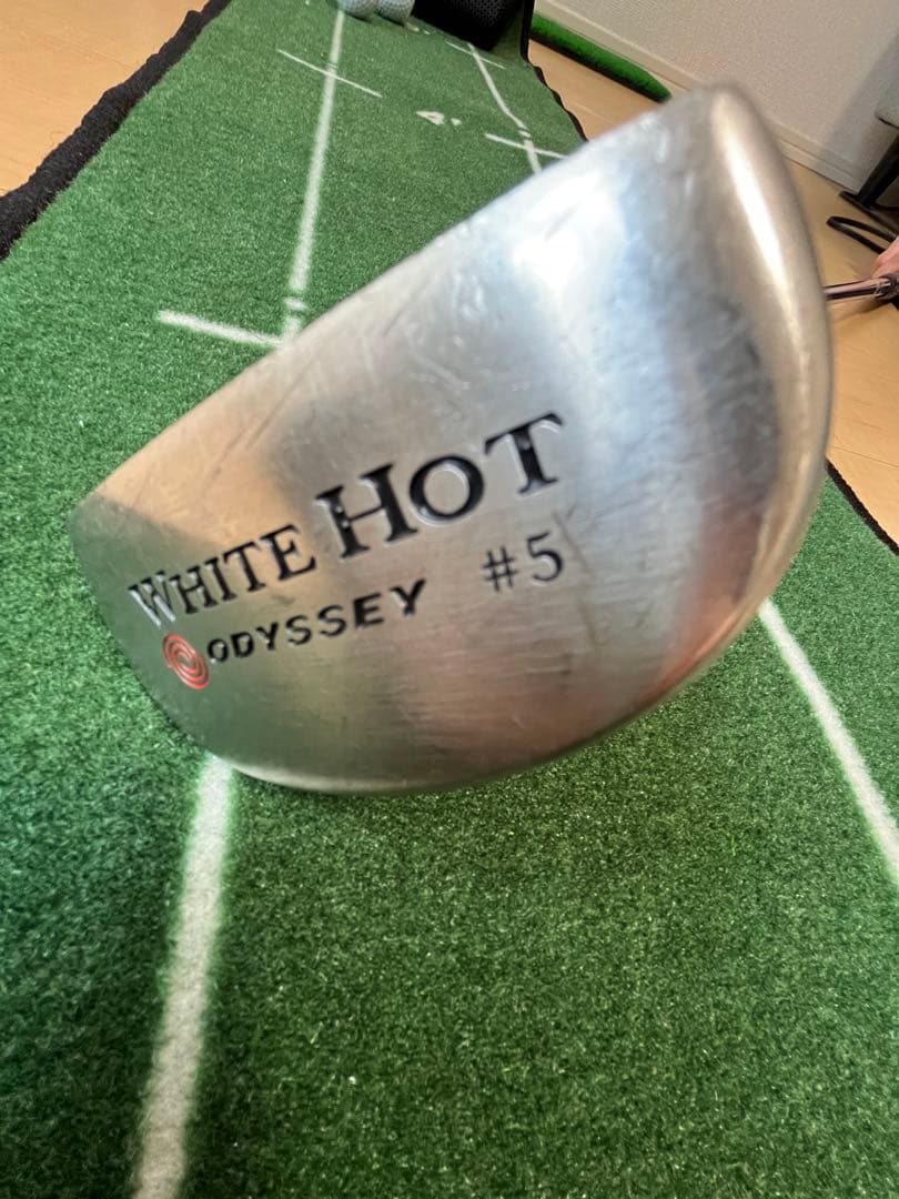 名器 Odyssey White Hot #5 パター 2ドット