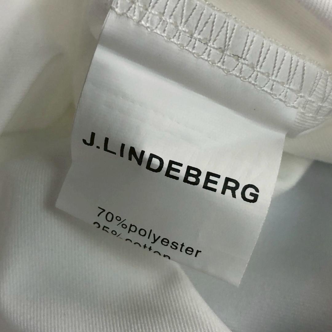 J.LINDEBERG ジェイリンドバーグ ゴルフポロシャツ メンズL 白 半袖