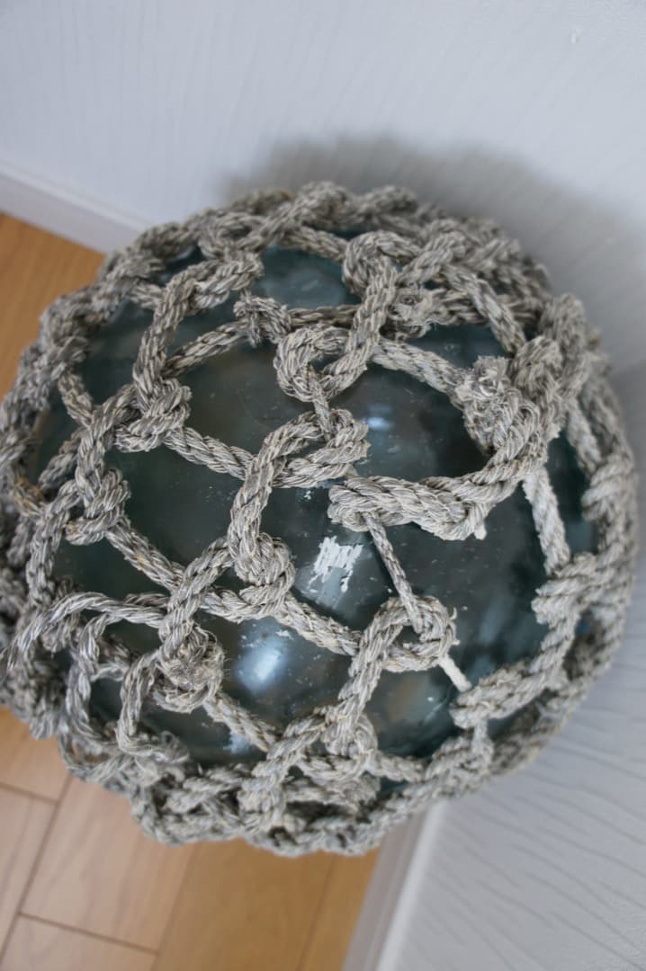 装飾用ガラス浮き ネット付き（30cm）