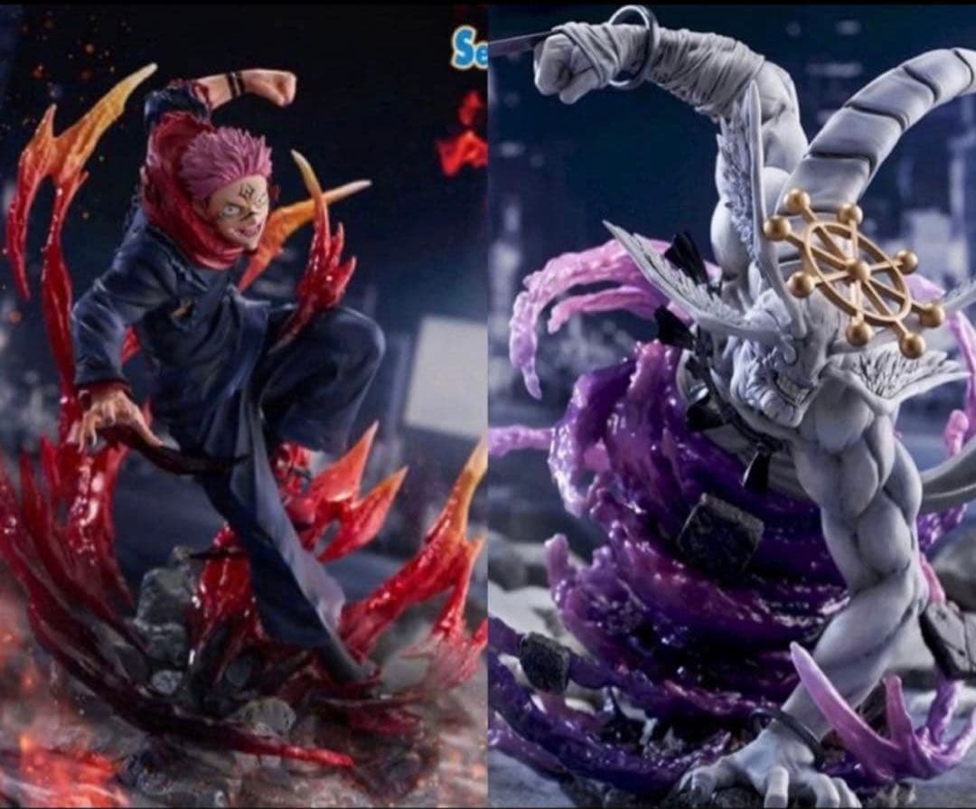 呪術廻戦FIGURIZMα“八握剣異戒神将魔虚羅”&“宿儺“ フィギュア 2体