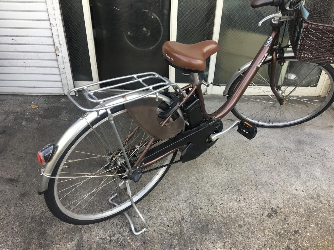 地域限定送料無料　ビビ　L　軽量モデル　12AH　茶色　神戸市　電動自転車