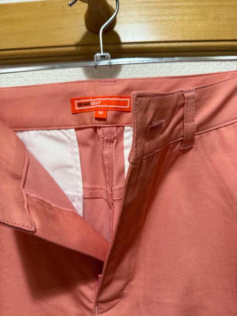 BEAMS GOLF ストレッチピンクパンツ レディース ゴルフ