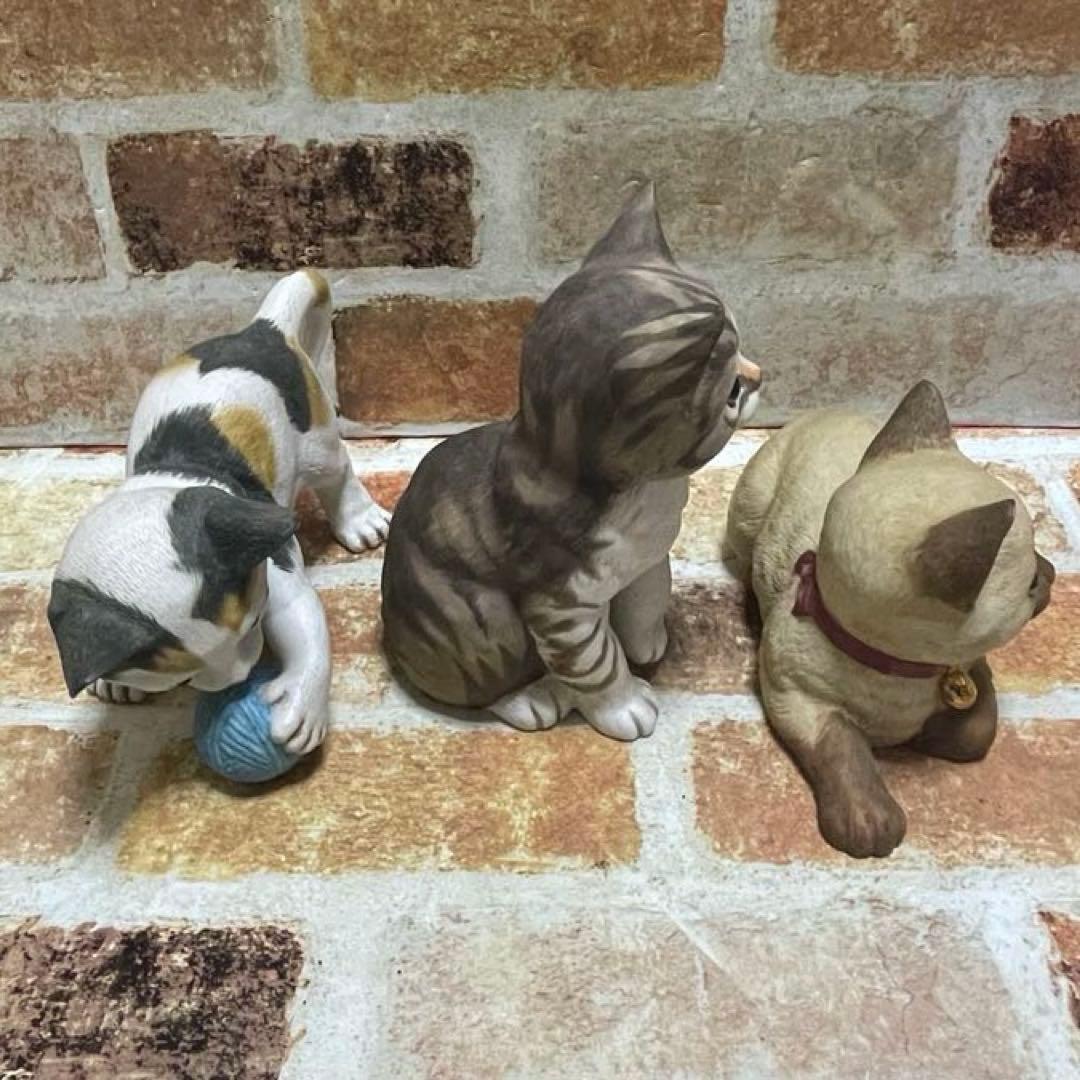 DANBURY MINT ダンバリーミント 子猫フィギュア　3個セット　日本製