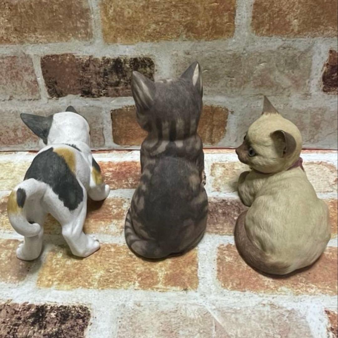 DANBURY MINT ダンバリーミント 子猫フィギュア　3個セット　日本製