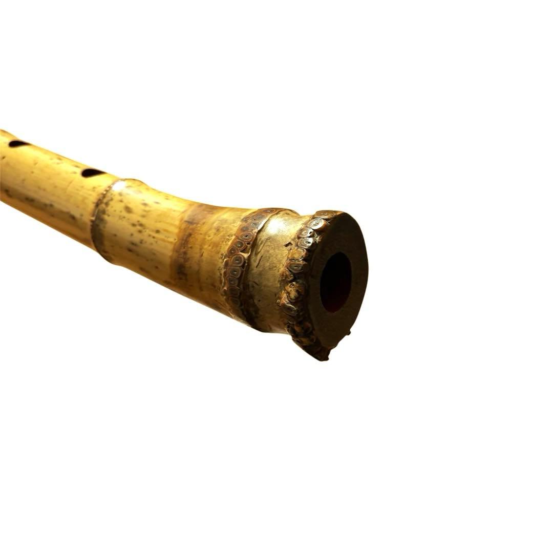【希少】尺八 清輔 銘あり 一尺九寸管 5穴 竹製 和楽器 楽器