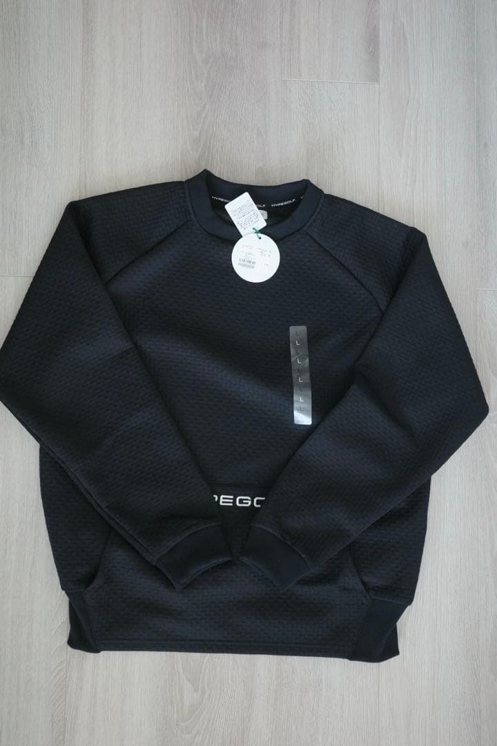 HYPEGOLF ブラック スウェットBUMP JERSEY PULL OVER