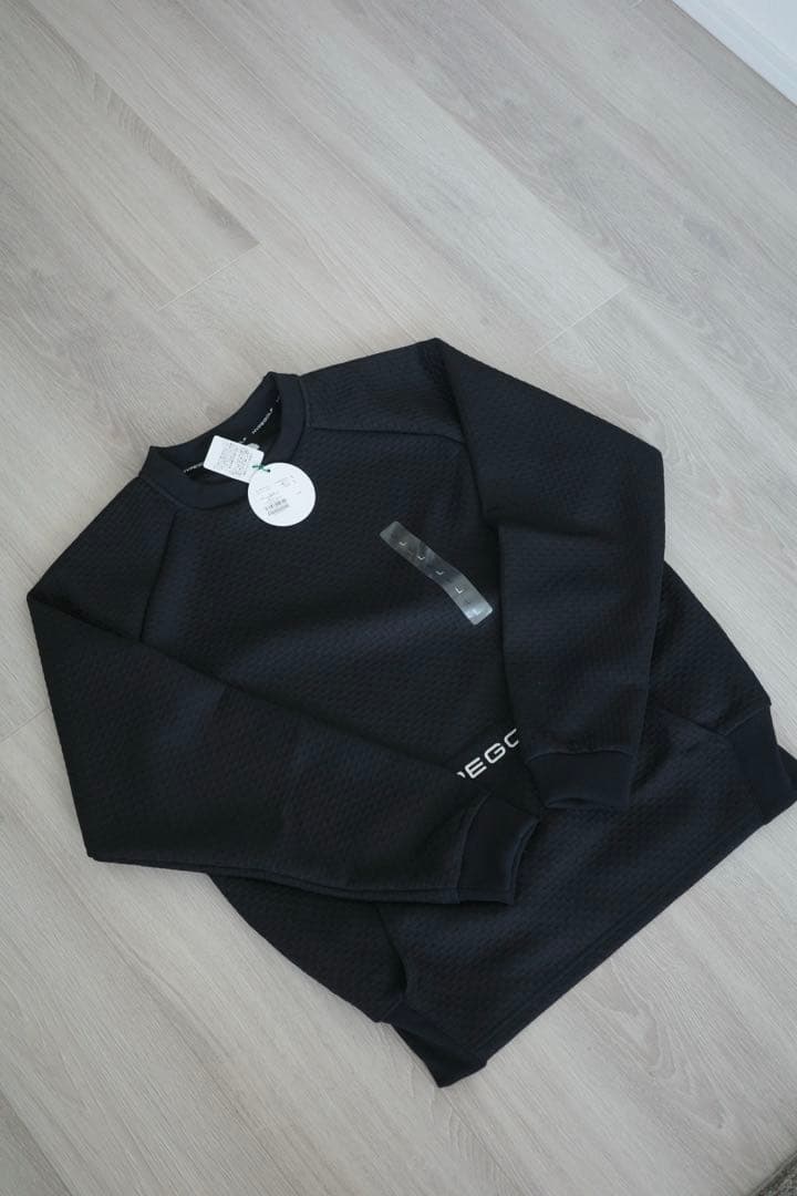 HYPEGOLF ブラック スウェットBUMP JERSEY PULL OVER