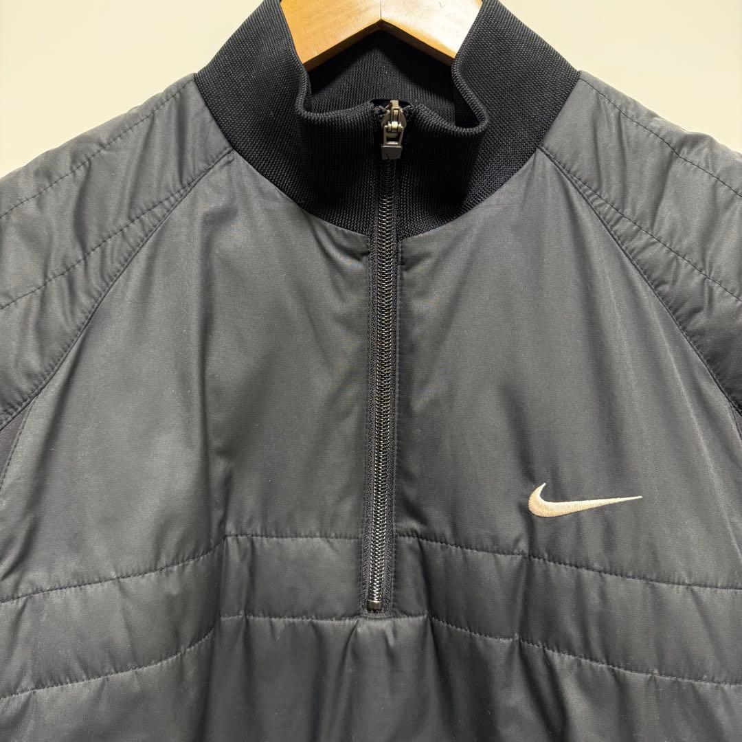 美品 Z187 NIKE GOLF ナイキゴルフ ハーフジップ 中綿ジャケット