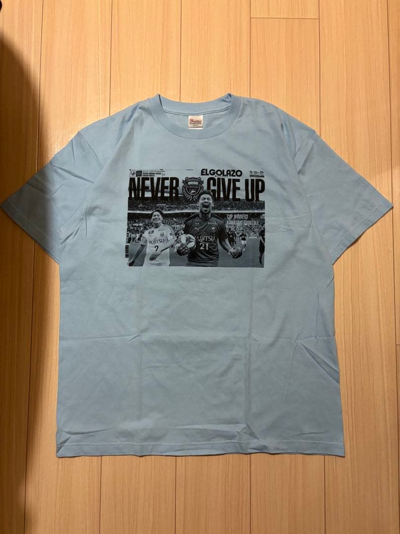 川崎フロンターレ　ルヴァンカップ　優勝記念 エル・ゴラッソ　新聞紙面Tシャツ