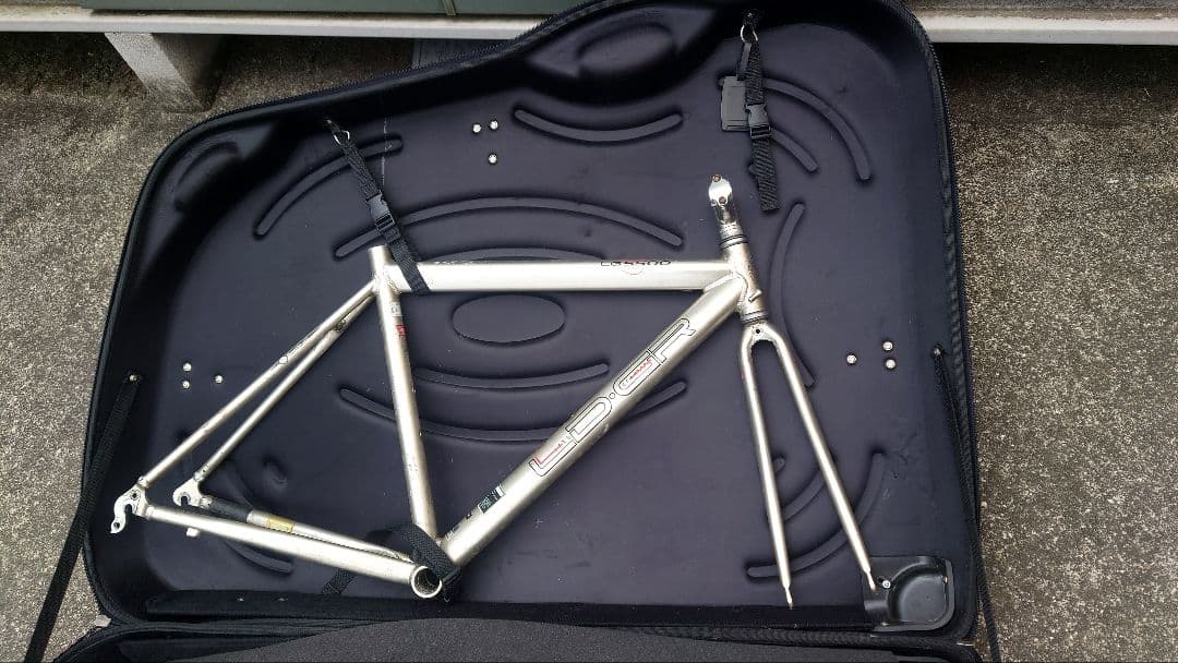 輪行ハードケース　ケースのみ　自転車用　ナイロンケース ブラック　日直商会