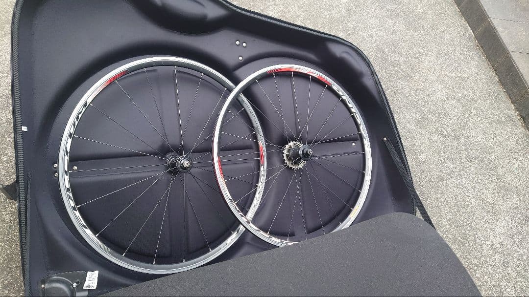 輪行ハードケース　ケースのみ　自転車用　ナイロンケース ブラック　日直商会
