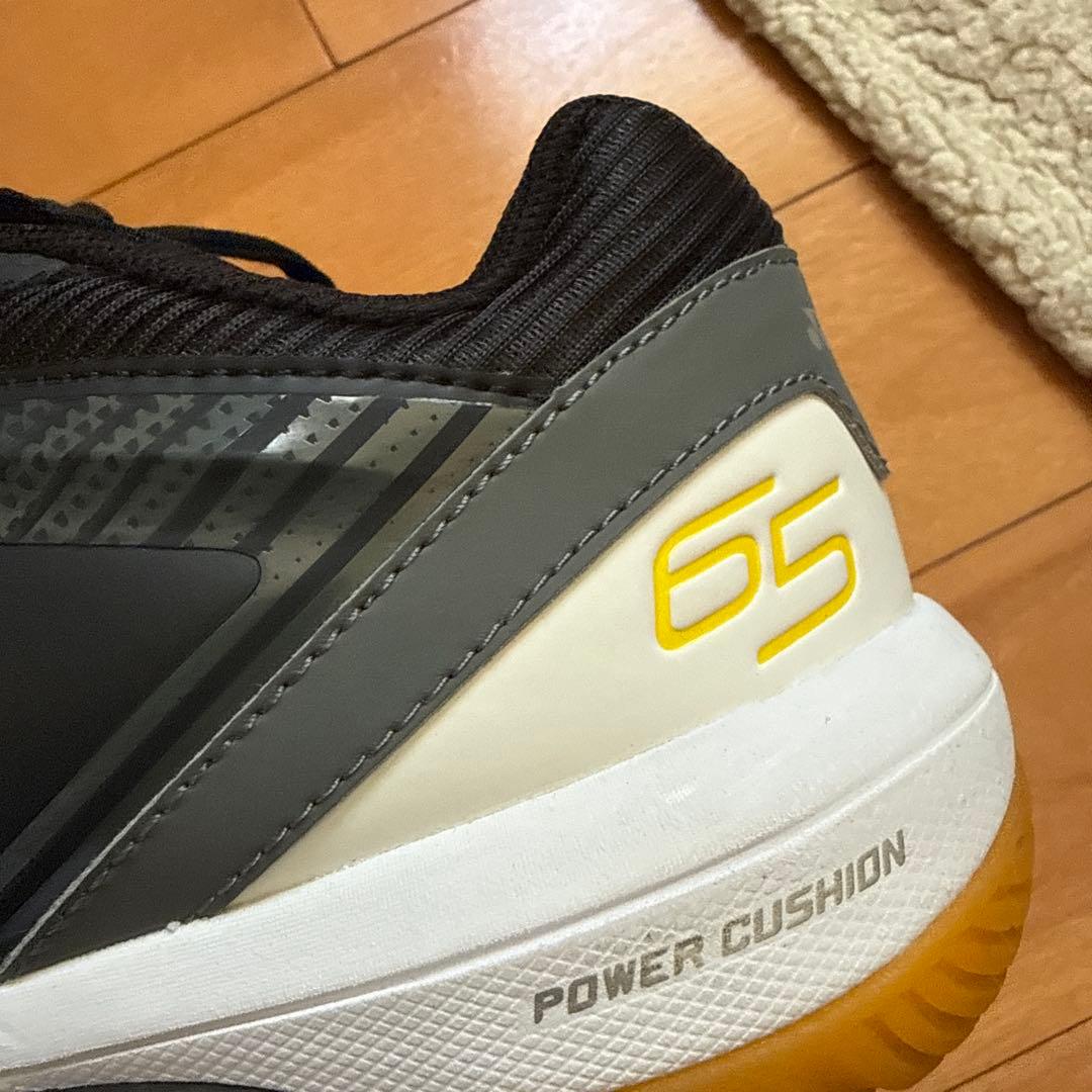 YONEX バドミントンシューズパワークッション 65 ブラック/イエロー