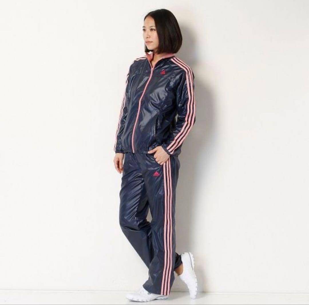 ♥ アディダス ♥ 上下 adidas ジャージ ネイビー ピンク シャカシャカ