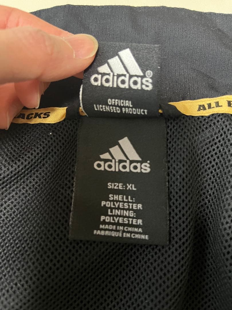 adidas アディダス　ALL BLACKSモデル　ジャージ上下　サイズXL