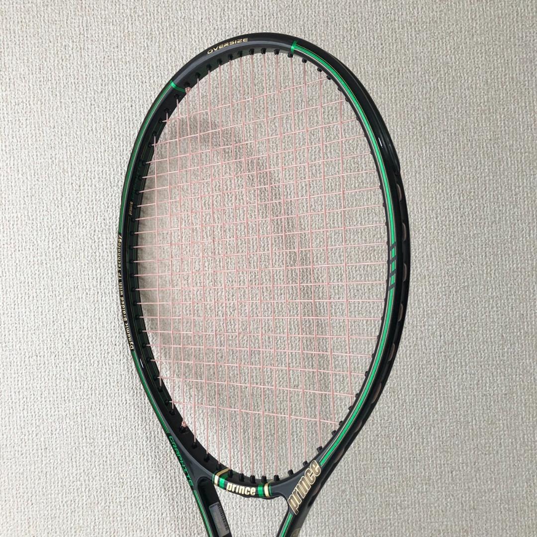【美品】 prince プリンス GRAPHITE OS Black 7T39P