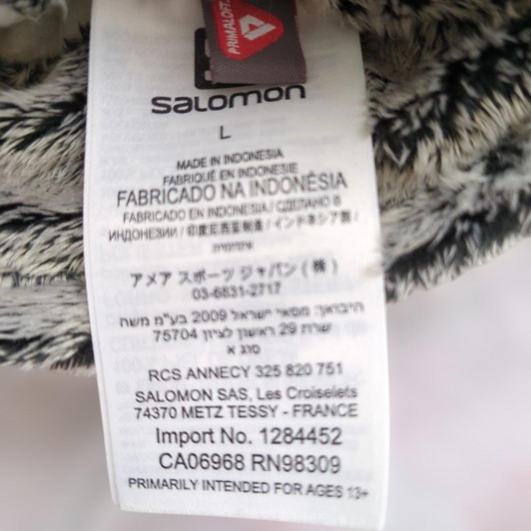 Salomon ブラック ミトングローブ