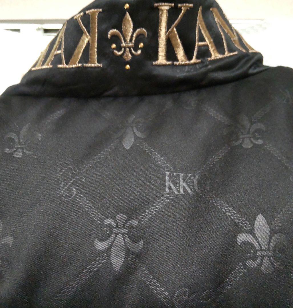 Karl Kani GOLF カールカナイゴルフ 総柄 中綿 ベスト メンズ 黒