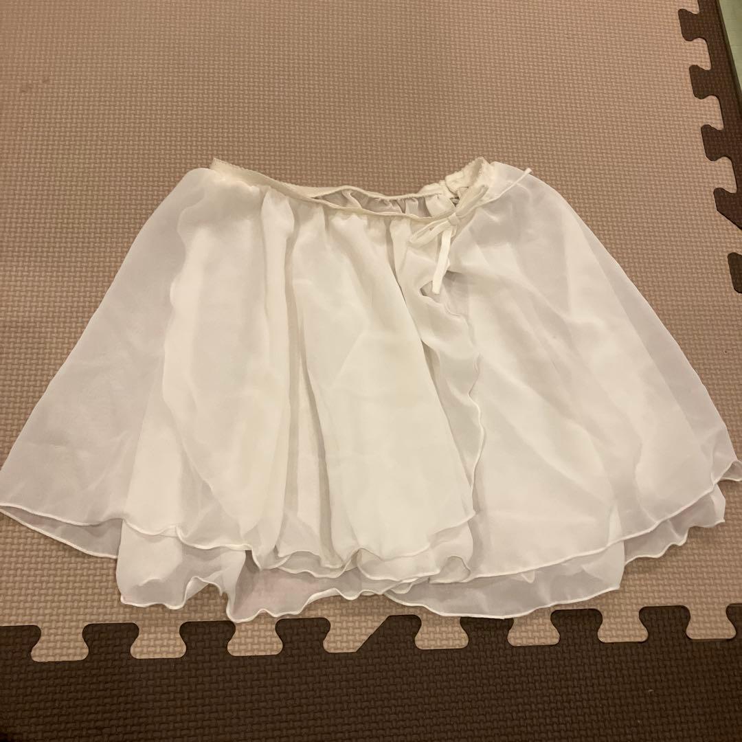 チャコット　バレエ　スカート付きレオタード ネイビー 花柄　140