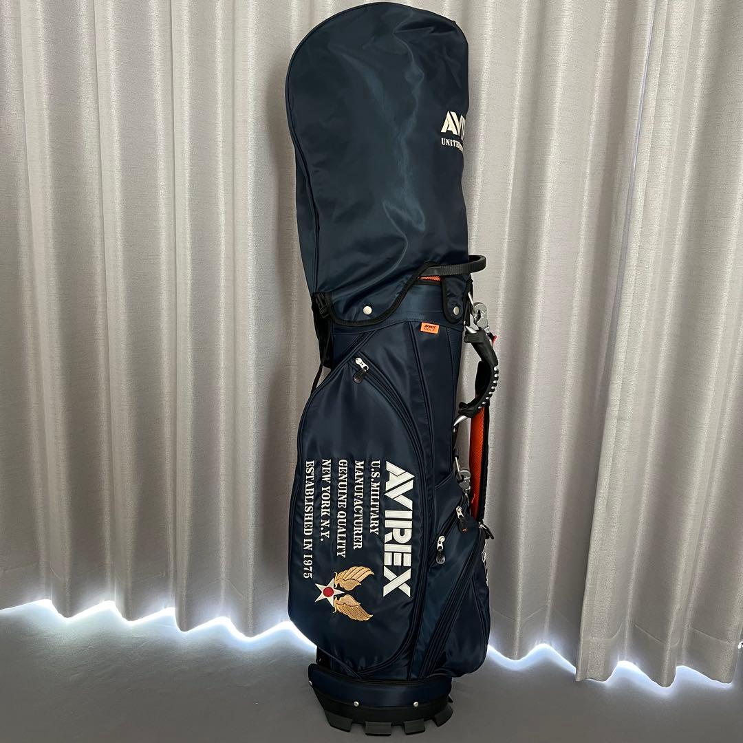 【新品】AVIREX GOLF アヴィレックスゴルフ　キャディバッグ