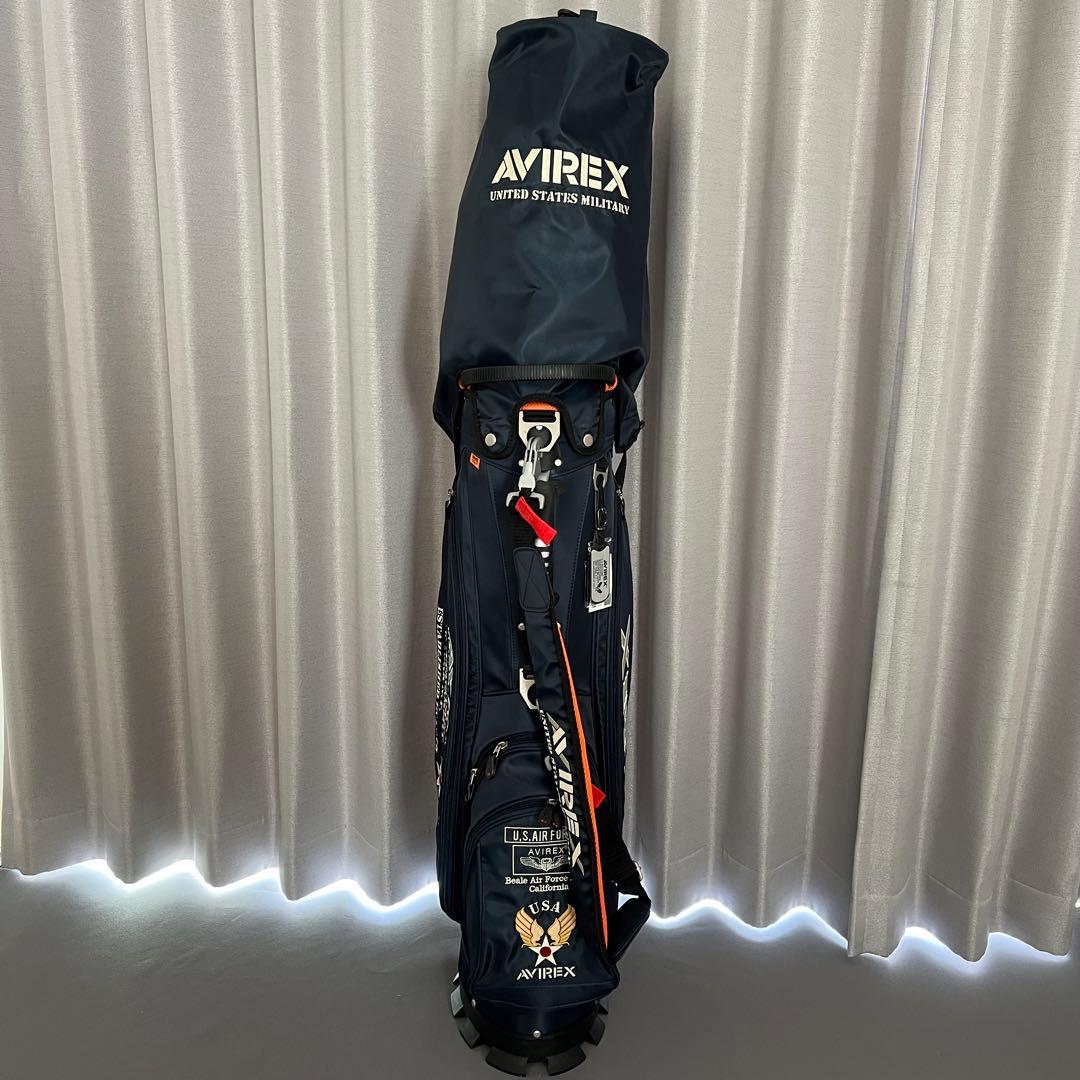 【新品】AVIREX GOLF アヴィレックスゴルフ　キャディバッグ