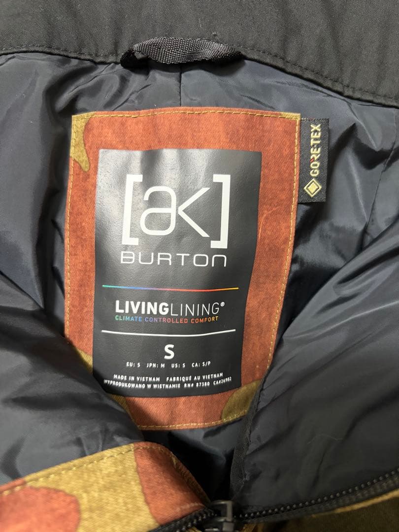 Burton ak カモフラ ビブパンツ GORE-TEX Mサイズ バートン
