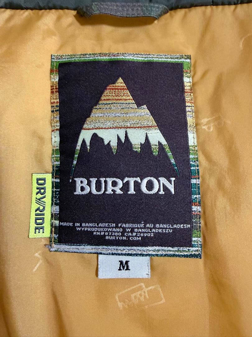 【美品】BURTON スノーボードウェア メンズ Mサイズ