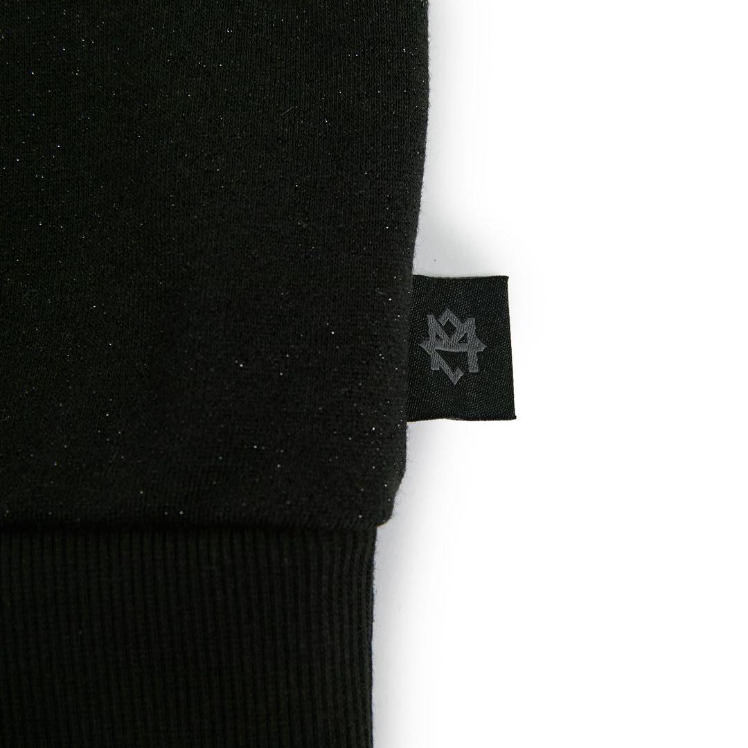 MAZZEL Only You ラメスウェット(Over) ブラック
