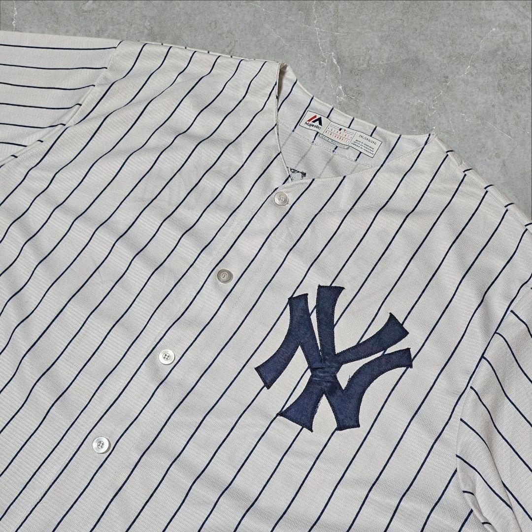 Majestic MLBゲームシャツ ユニフォーム ヤンキース マークテシェイラ