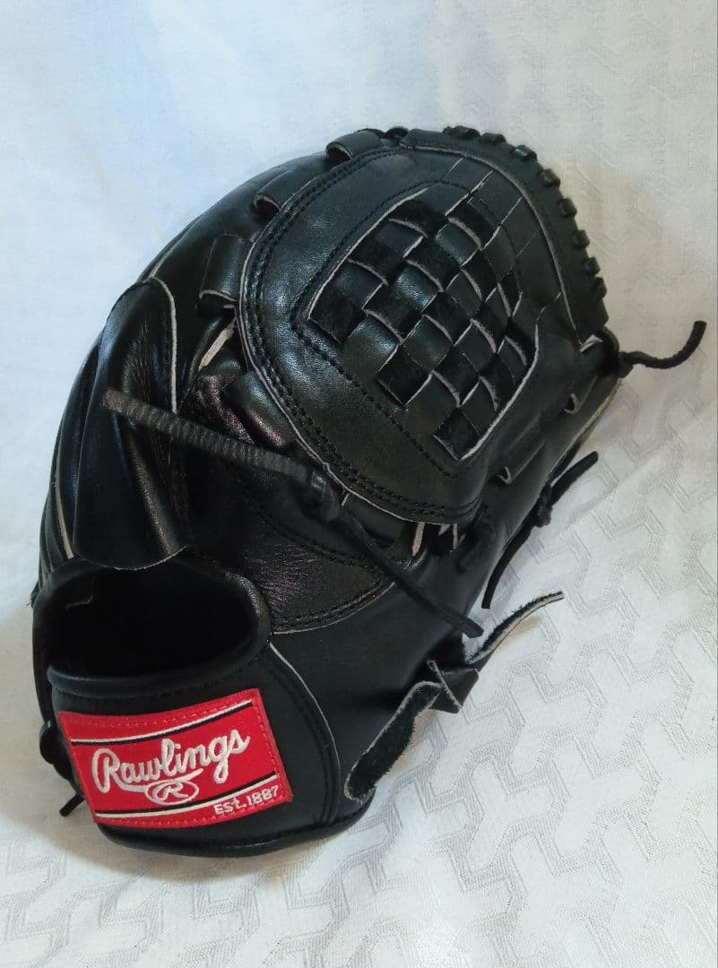 【烏帽子さま専用】写真追加、Rawlings一般軟式バスケットウェブ グローブ