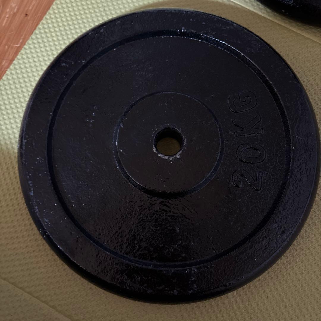 20kg 鉄製 ダンベルプレート