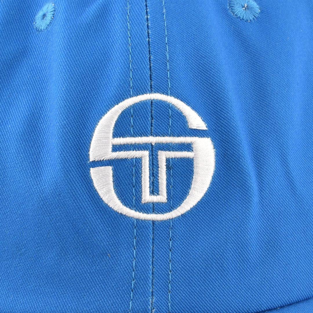 Sergio Tacchini キャップ ブルー ロゴ刺繍 PALMS&CO