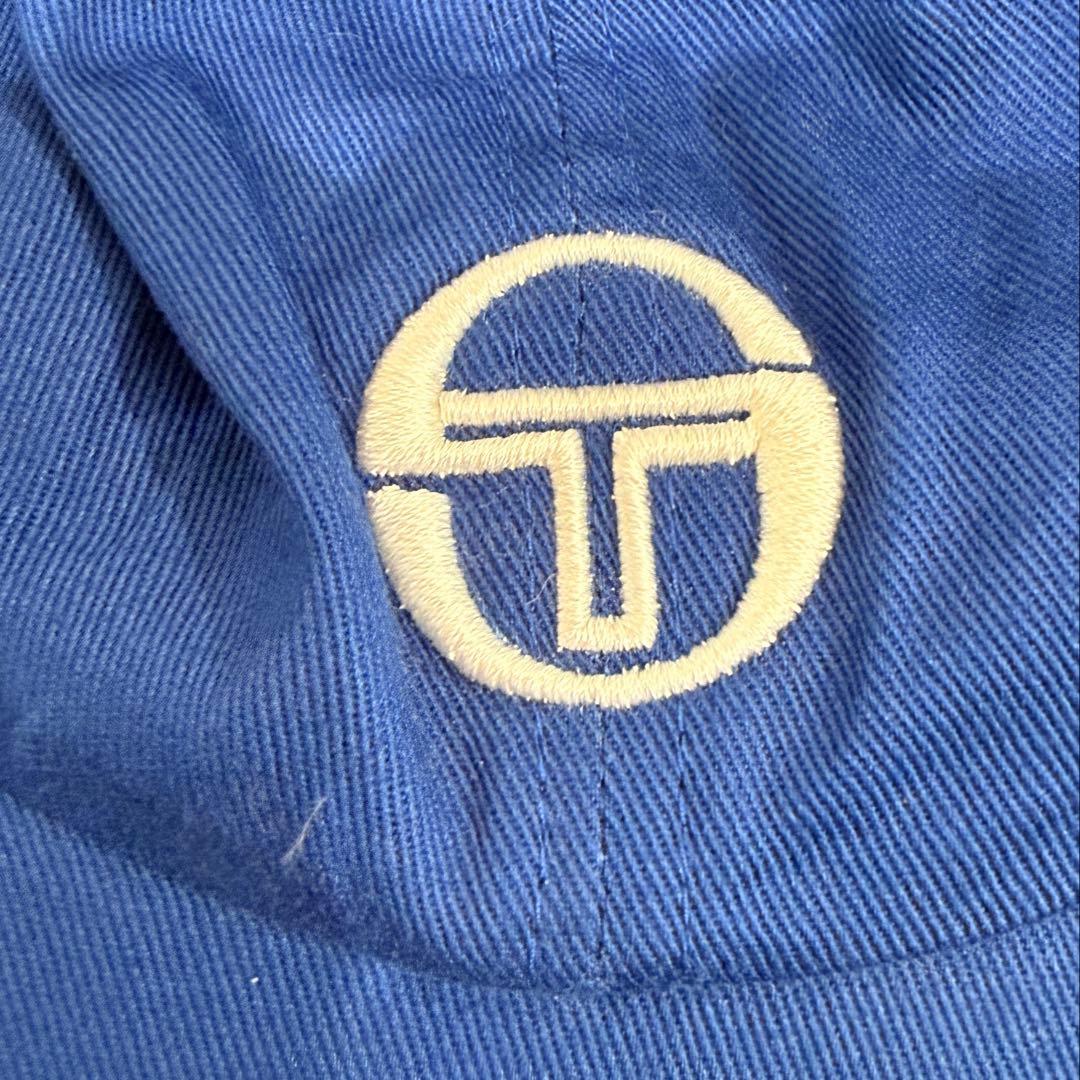 Sergio Tacchini キャップ ブルー ロゴ刺繍 PALMS&CO